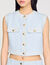 Veston en tweed fantaisie