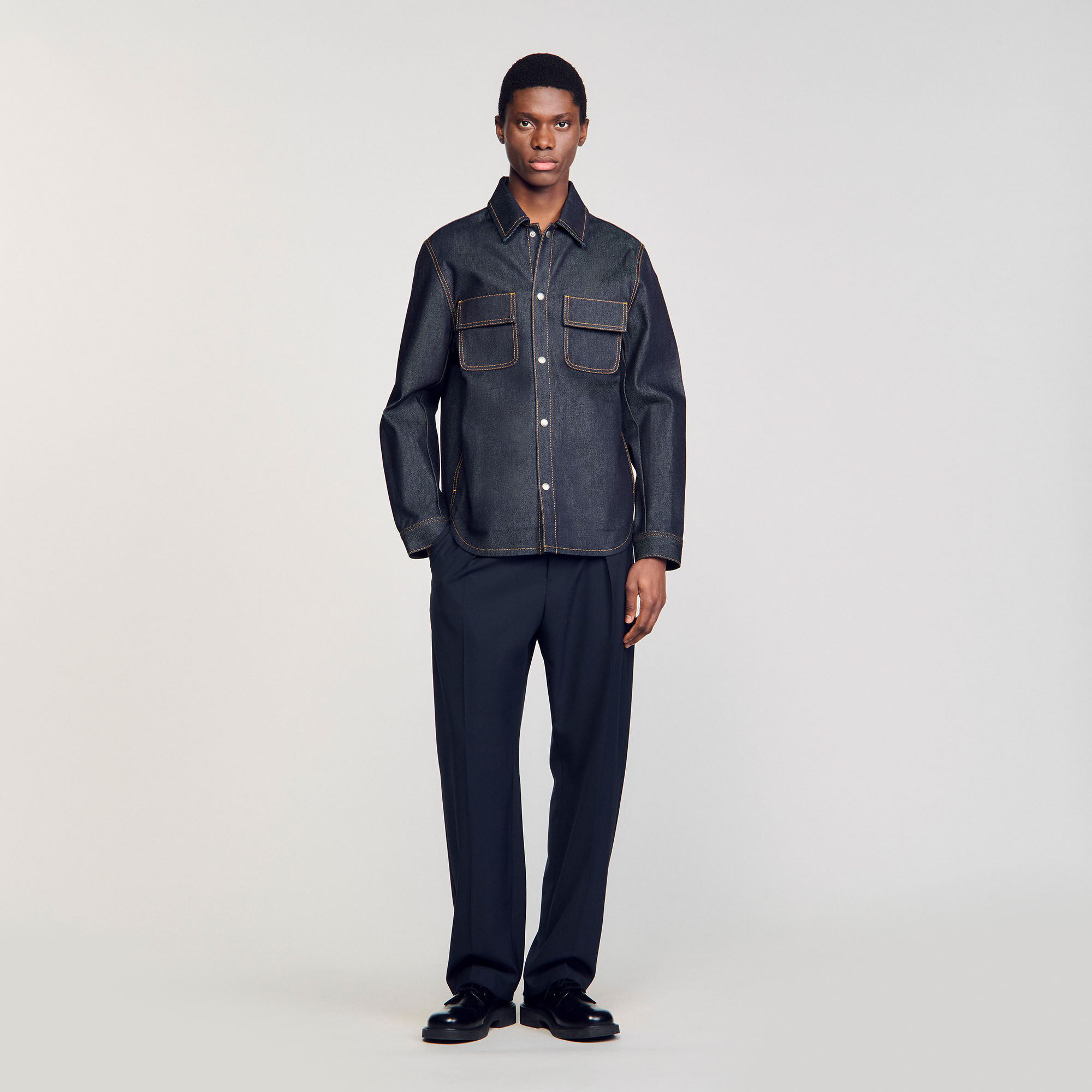 Denim overshirt