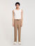 Pantalon droit élastiqué