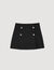 Short pleated skirt