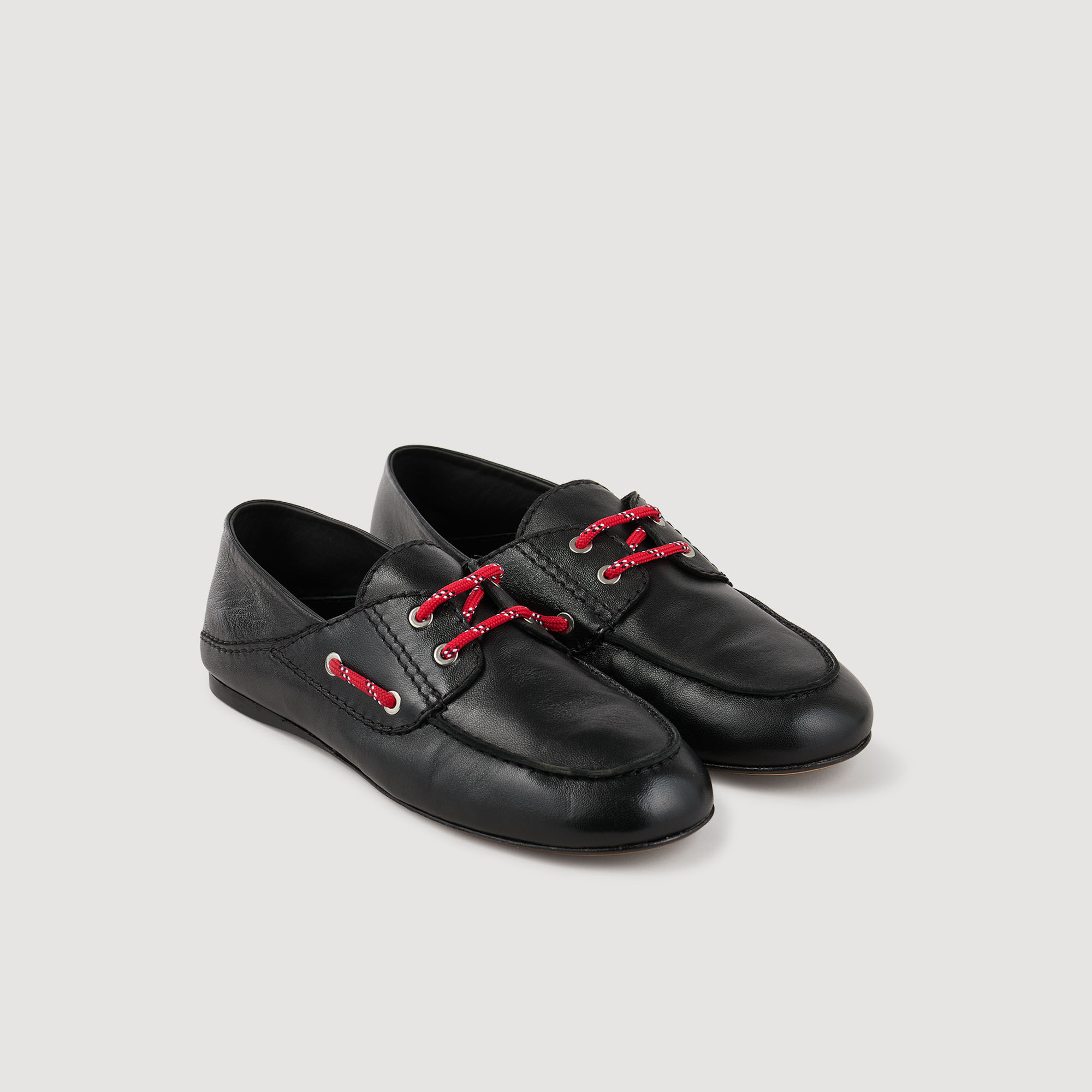 Mokassins-Segelschuhe aus Leder