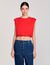 Short draped T-shirt