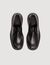Patent leather derbies