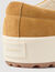Split leather slip-ons