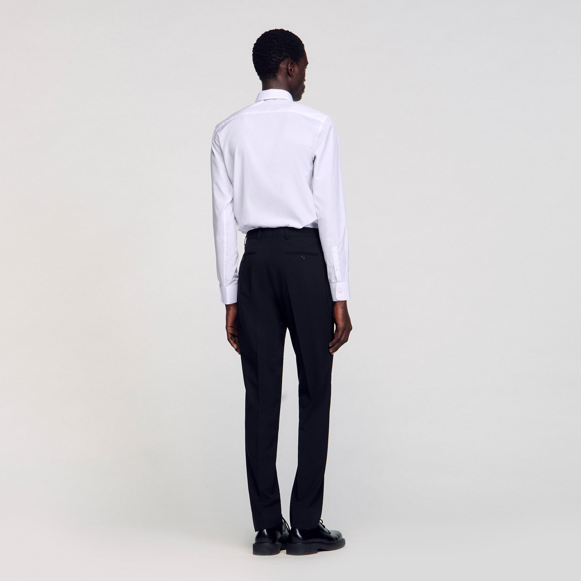 Pantalon de costume à coupe classique