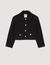 Veste courte à col claudine