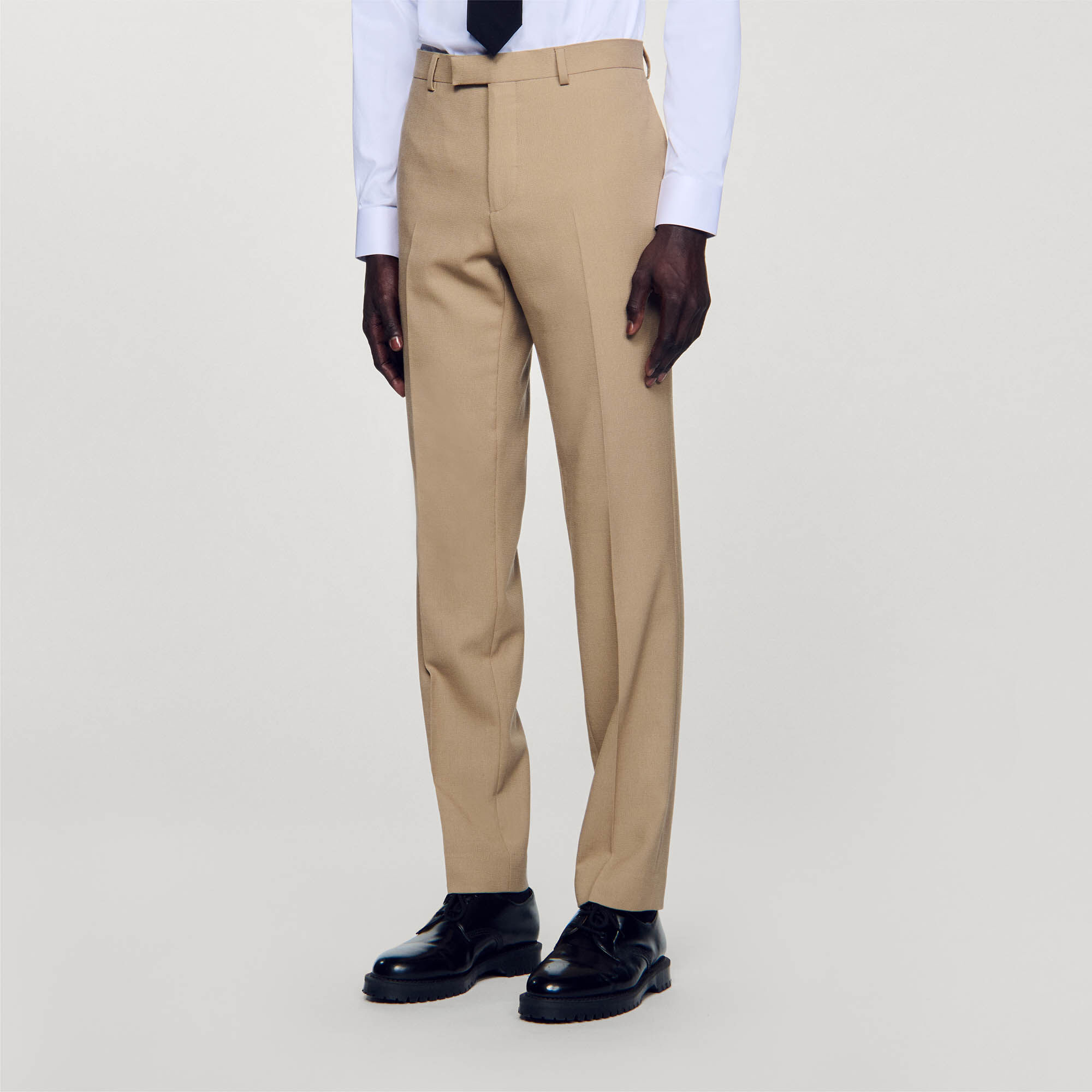 Wool suit trousers