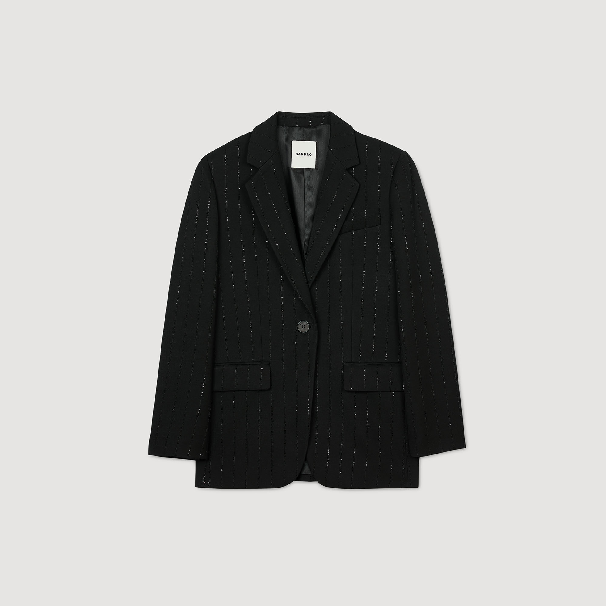 Sequinned suit jacket