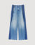 Jeans with contrasting panels