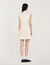 Robe courte tailleur plissée 