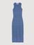 Robe midi en maille