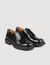 Patent leather derbies