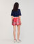 Bandana print shorts
