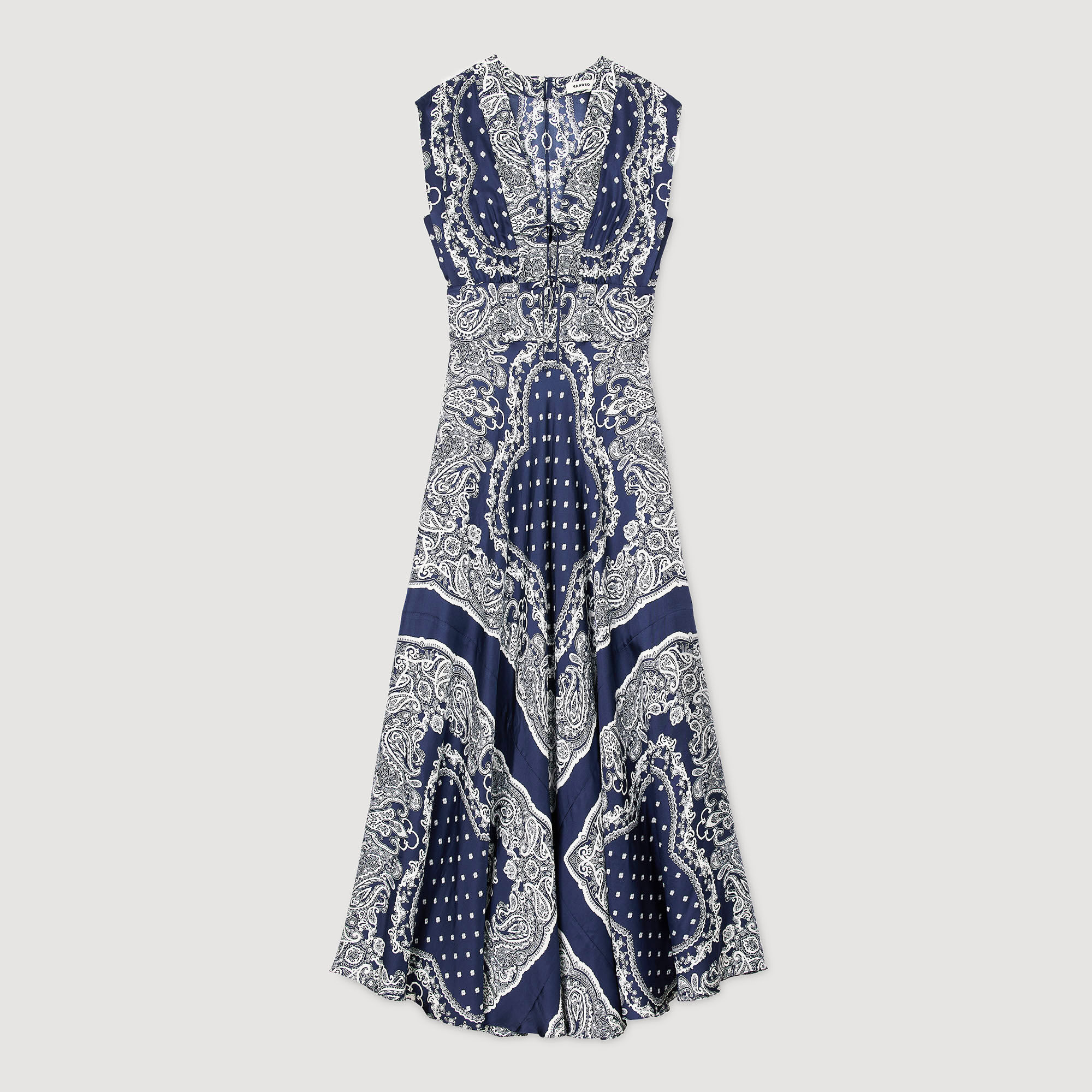 Robe longue à imprimé bandana