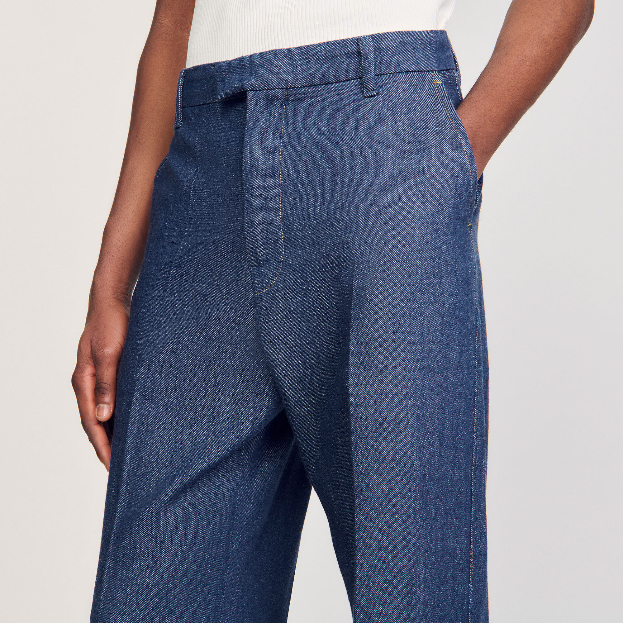 Hose aus Chambray