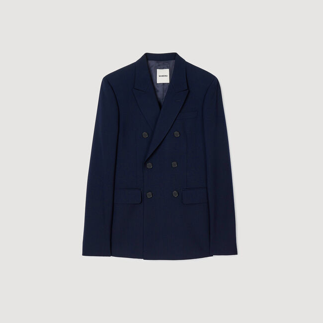 Veste de costume croisée