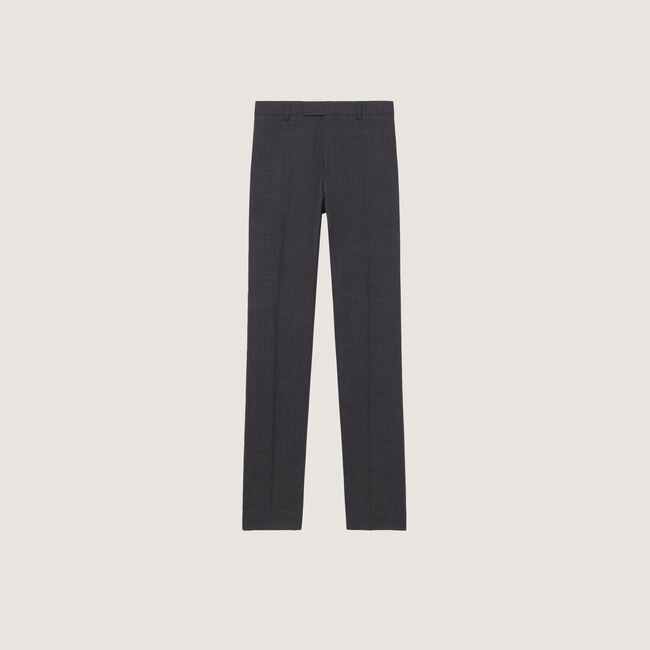 Wool suit trousers