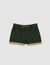 Zweifarbige Shorts mit Kordelzug