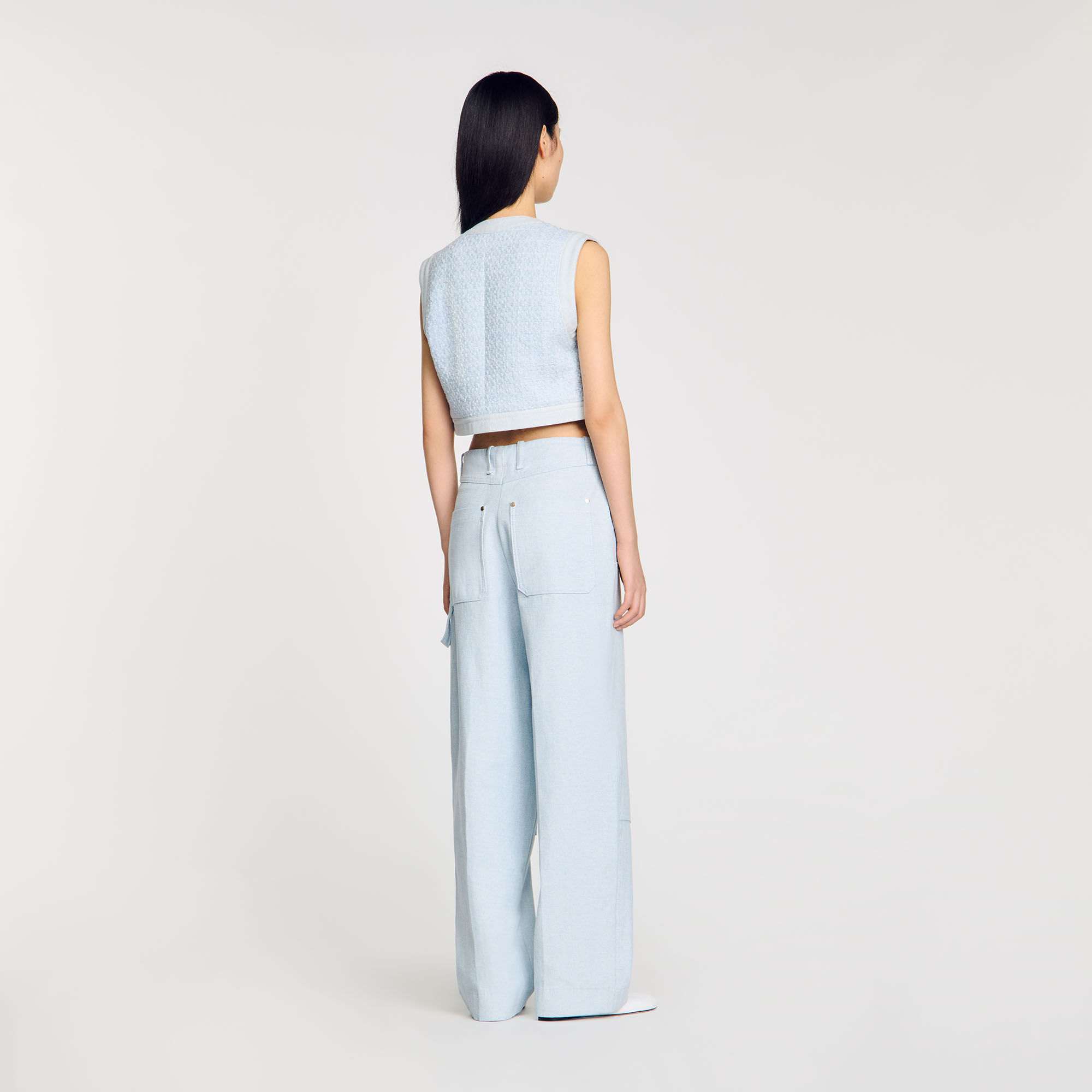 Veston en tweed fantaisie