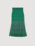 Long decorative knit skirt