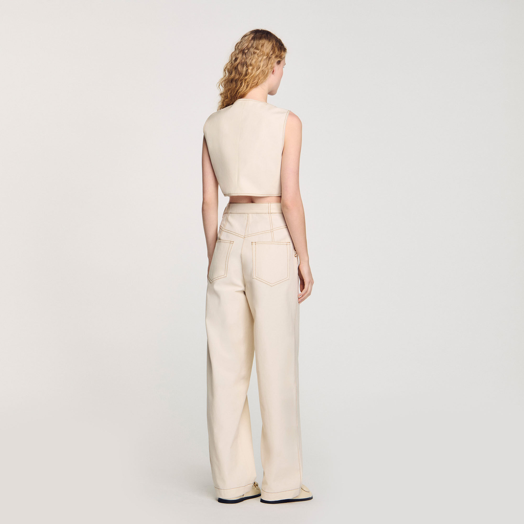 Veston court en jean