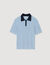 Zweifarbiges Poloshirt