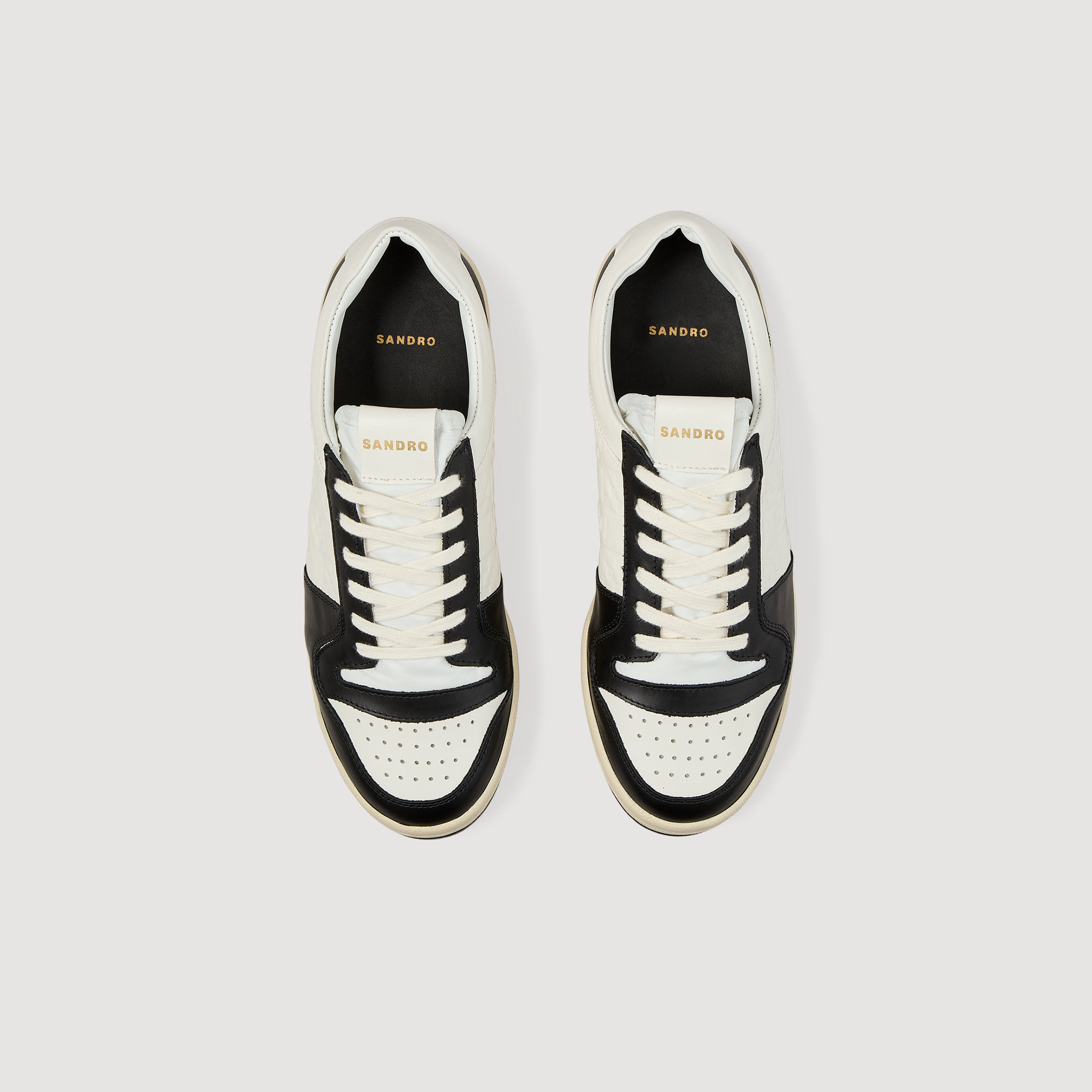 Sneakers basses en cuir