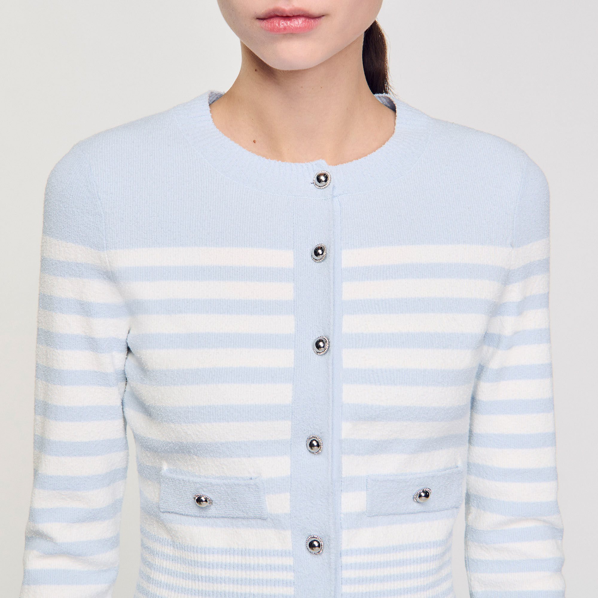 Striped cardigan