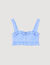 Kurzes gestreiftes Top