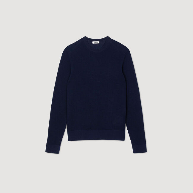 Pull en maille texturée