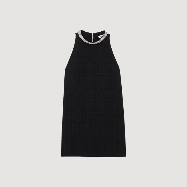 Kleid mit Schmuckkragen