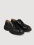 Patent leather derbies