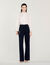 Silk shirt with gathered collar
