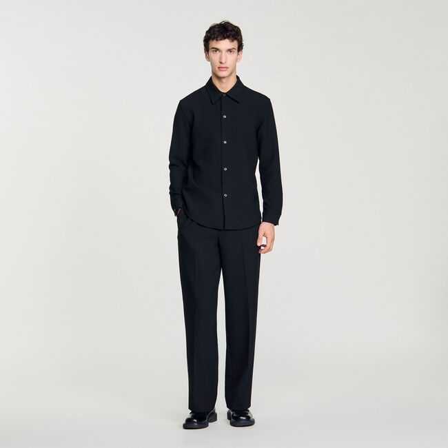 Long-sleeved jersey shirt
