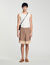 Fließende Bermudashorts mit Print
