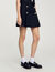 Short pleated skirt