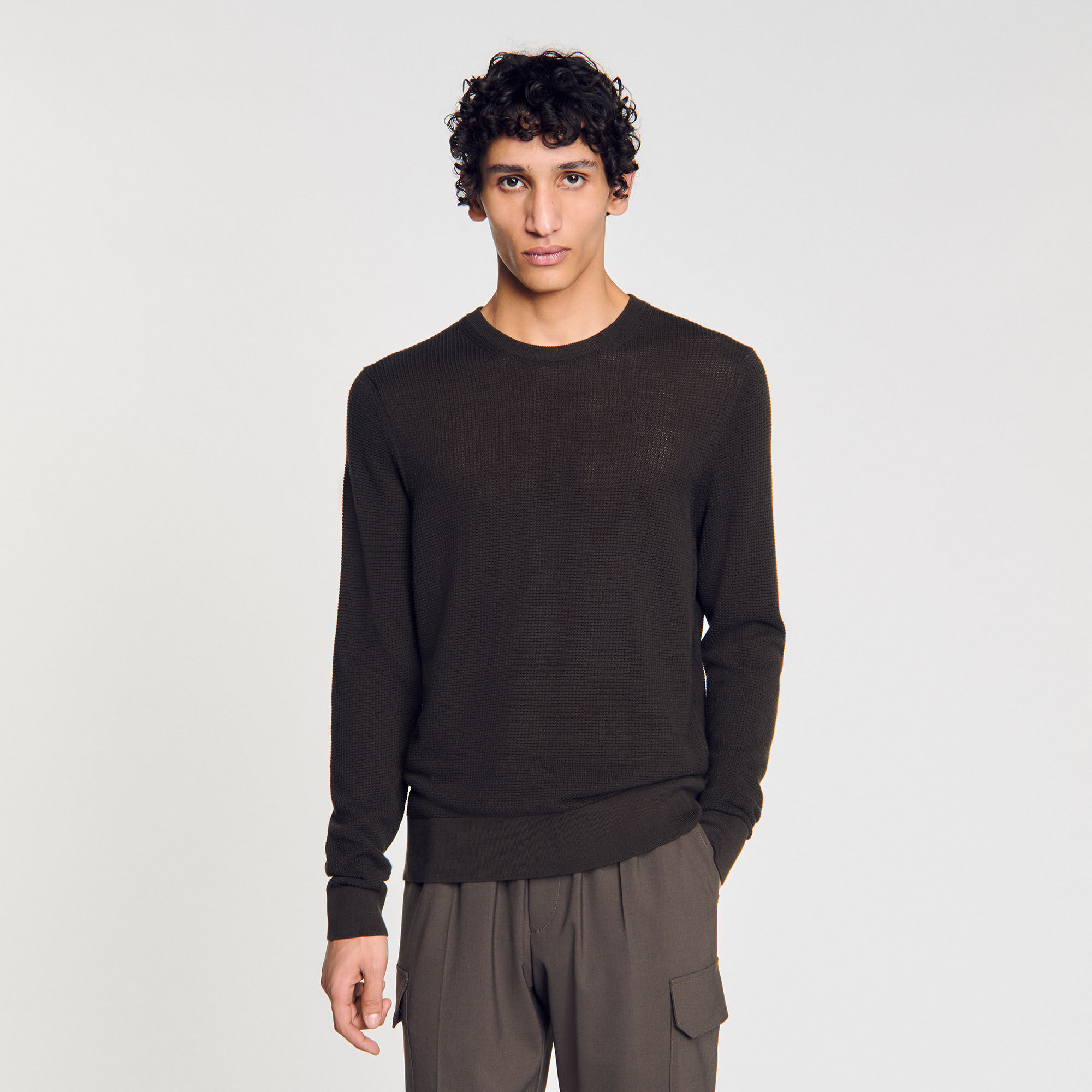 Pullover aus texturiertem Strick