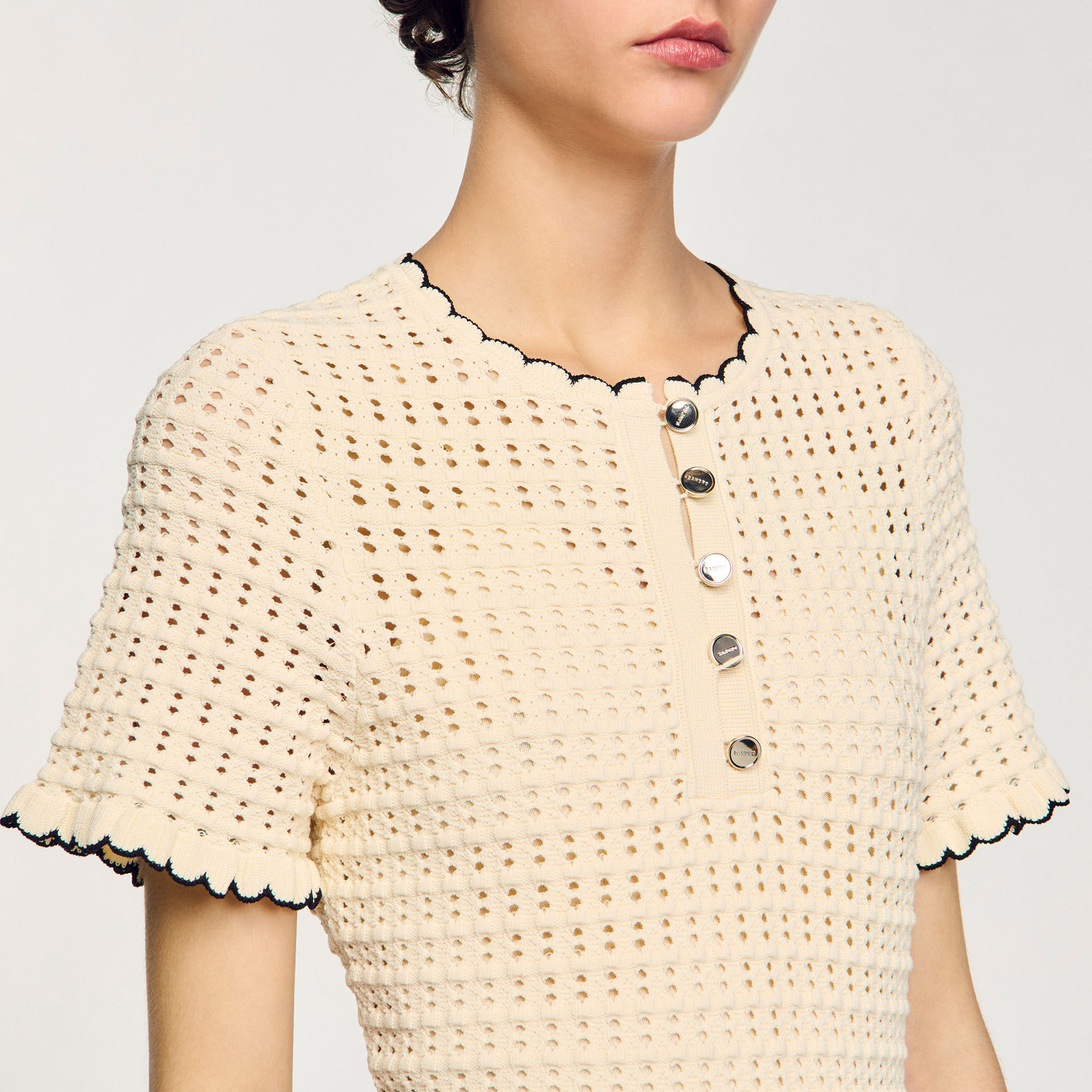 Kurzes Strickkleid