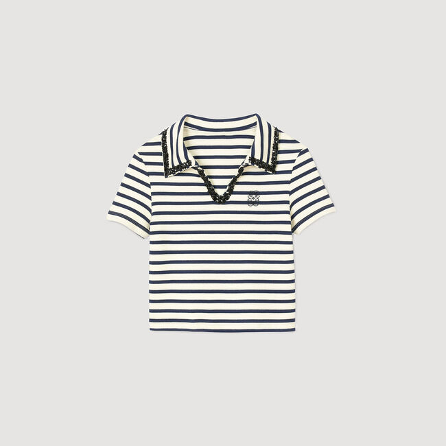 Polo à rayures