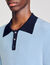 Zweifarbiges Poloshirt