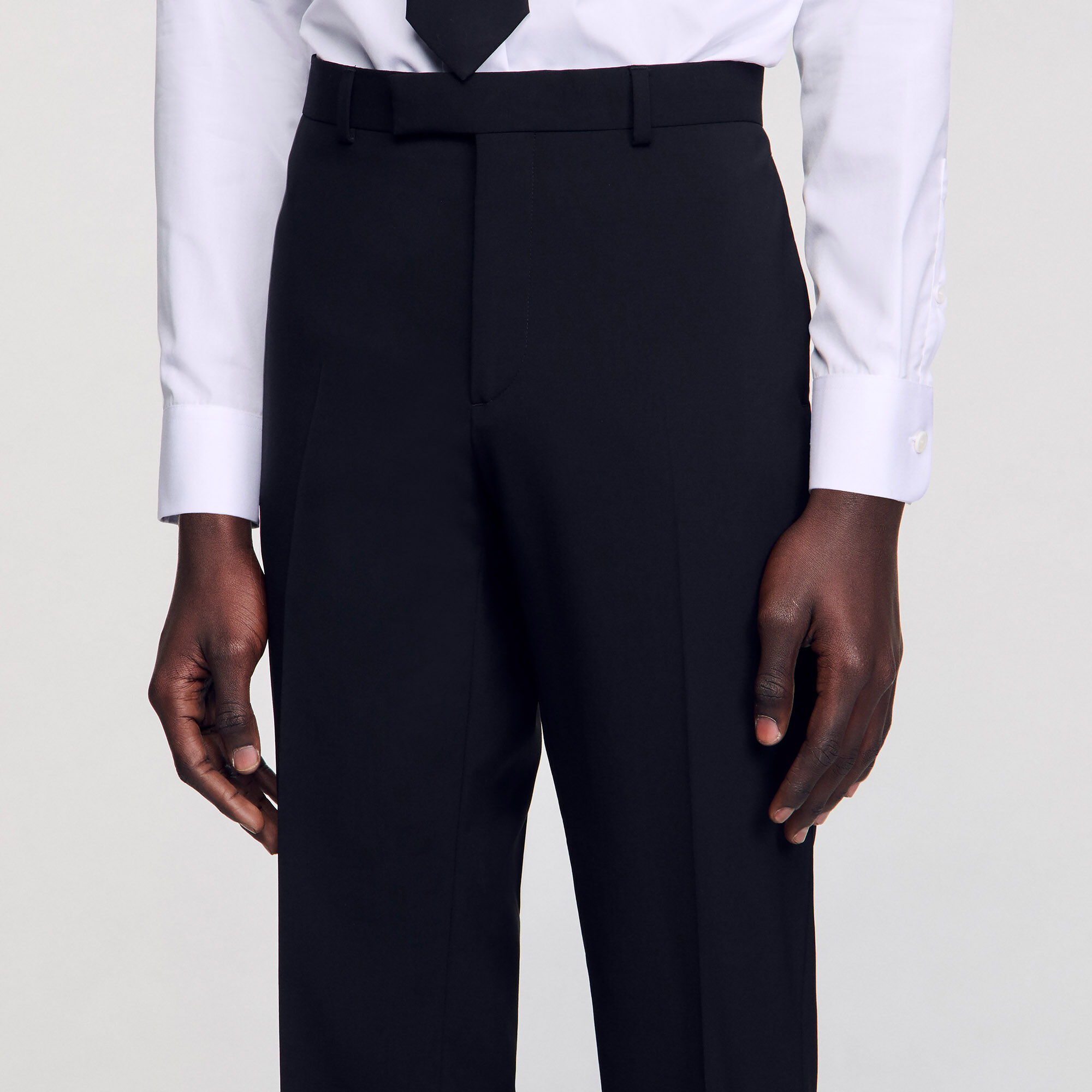 Pantalon de costume à coupe classique