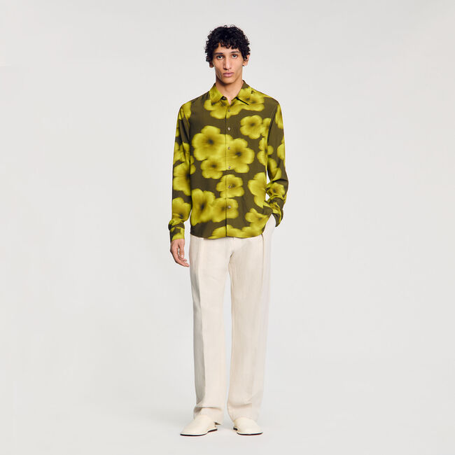 Chemise fluide imprimé fleurs