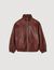 Oversized leather jacket
