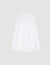 Long poplin skirt