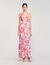 Langes Kleid mit Blumenprint