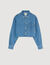 Kurzes Hemd aus Denim