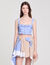 Kurzes gestreiftes Top