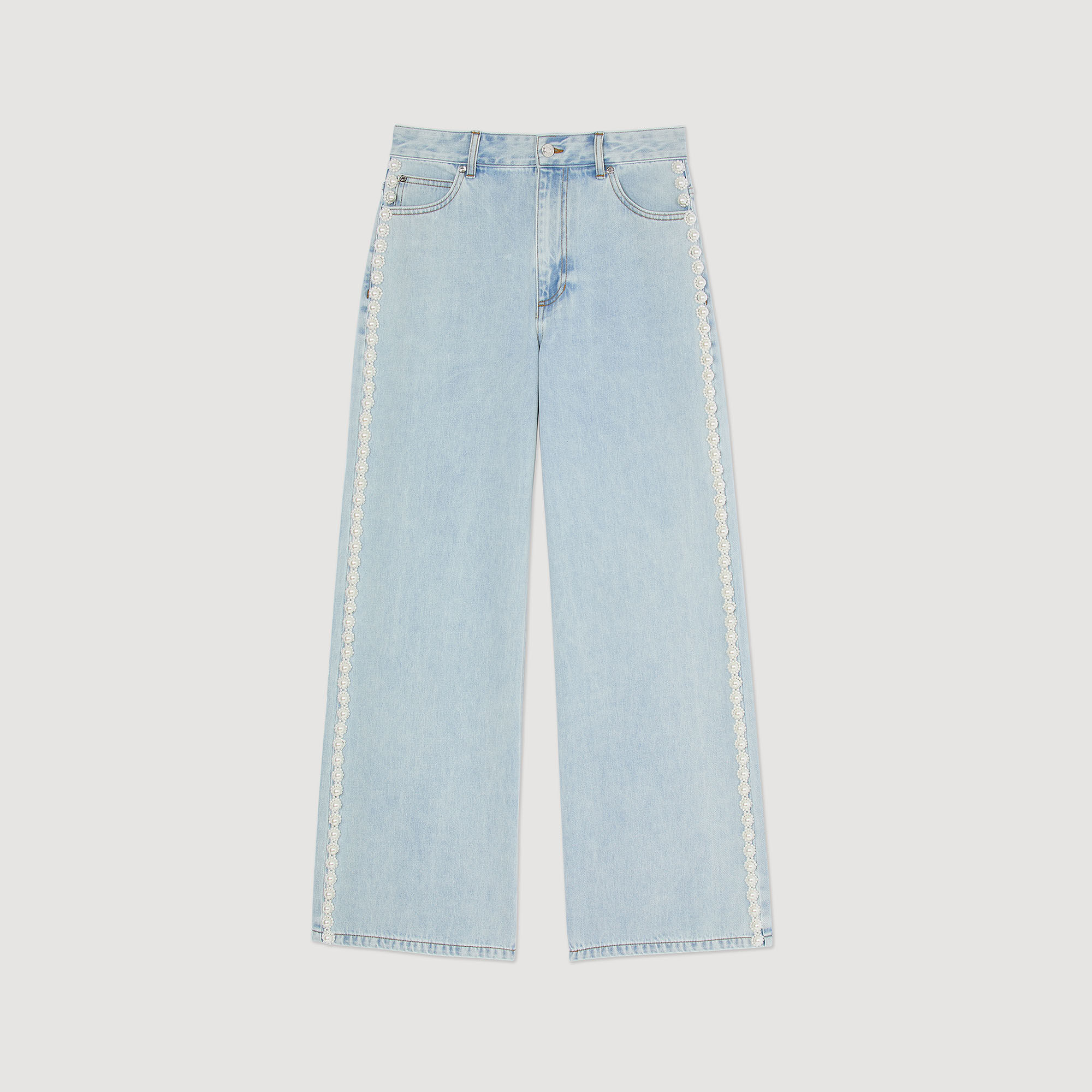 Beaded jeans