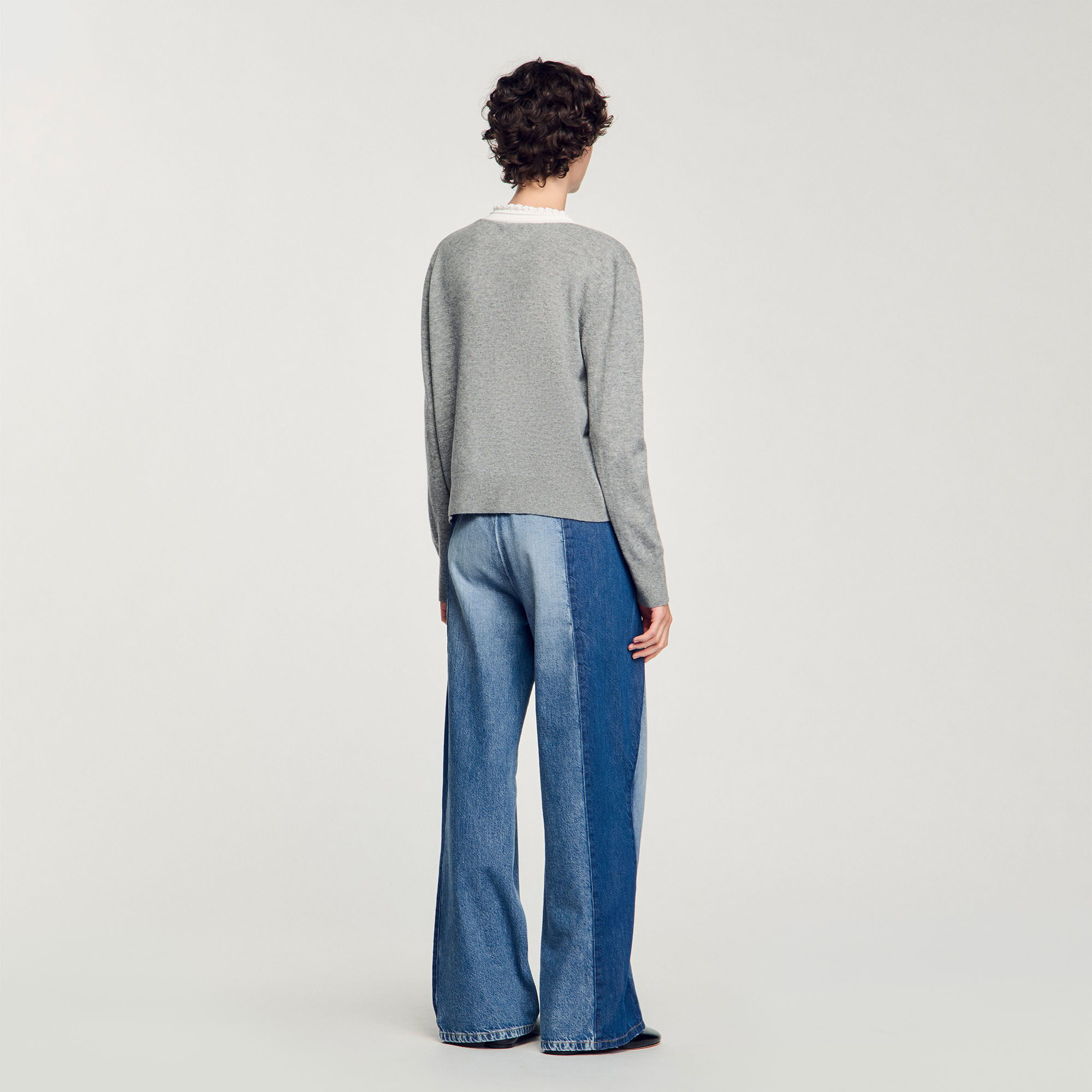 Pullover mit V-Ausschnitt