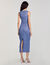 Robe midi en maille